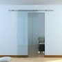 Плъзгаща врата стъклена интериорна 1025 x 2050 mm, снимка 1
