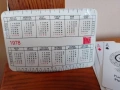 Карти "1978г." "к-т 1€" нови!+Календар "1978г.", снимка 3
