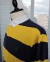 Polo Ralph Lauren Vintage 90’s Pique Rugby Shirt Men’s Yellow/Blue Striped XL, снимка 7