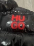 Черно пухено яке HUGO с червено лого, снимка 2