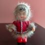 Винтидж ескимоска кукла K.Schrickel 10.5 см, снимка 3