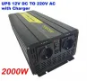 Eaglestar UPS Инвертор със зарядно, чиста синусоида 12V, снимка 3