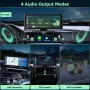 Carplay за кола 9.3'' IPS сензорен екран, с 4K HD Dash Cam+1080P задна, снимка 7