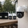 Комплект 4 камери HD с дисплей - интелигентно засичане на движение и сигурност, снимка 5