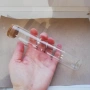 Епруветки стъклени с корк декоративно шишенце дълго с тапа, снимка 3
