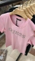 Guess Дамска Тениска👚Дамска Блуза С Къс Ръкав Гес - Различни Цветове Код E. Fashion-78, снимка 10