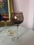 Великолепни италиански кристални чаши в различни цветове със златни орнаменти от 1970г. , снимка 9