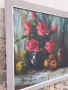 голяма стара картина натюрморт , снимка 4