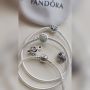 Сребърни гривни с печат Pandora , снимка 1 - Гривни - 45401180