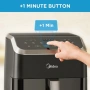ПРОМО!! Фритюрник Midea Air Fryer 5.2L, 1600W, без мазнина, 7 програми, компактен, снимка 6