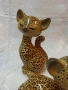 2 уникално красиви порцеланови фигури на Goebel- Kitti de luxe -Leopard в отличен колекционерски вид, снимка 4