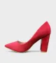 Дамски елегантни обувки в червено , снимка 1