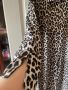 Нова ежедневна дълга елегантна леопардова тигрова рокля риза hm h&m вискоза , снимка 5