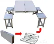 @ Нови от ВНОСИТЕЛ Алуминиева сгъваема маса с 4 стола за пикник ,85x67x67 см тип куфар, снимка 13