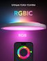 Govee RGBIC LED таванно осветление, интелигентно таванно осветително тяло 30 см, 2400 LM 2200-6500K, снимка 2