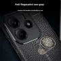 Xiaomi Redmi Note 14 4G Удароустойчив Litchi Skin Калъф и Протектор, снимка 5