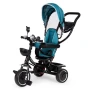 Детска триколка с въртяща се седалка и сенник, синьо и зелено, ECOTOYS, снимка 3