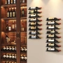 Нов Стенен стелаж за вино FAVOOSTY, комплект от 2 броя, снимка 7