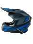 Кросова каска, S/M, карбон със синьо, Шлем за кросов мотор, снимка 5