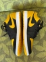 Нови мъжки обувки AIR JORDAN 1 LOW BLACK/YELLOW OCHRE-WHITE, снимка 7