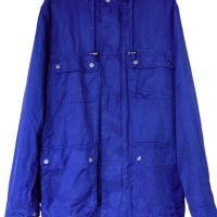 Мъжко яке с джобове Weekday, 59% памук, Синьо, 76х56 см, M, снимка 1 - Якета - 45514630
