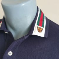 GUCCI Pique Cotton Made in Italy Mens Size S ОРИГИНАЛ! Мъжка Тениска!, снимка 8 - Тениски - 45893319
