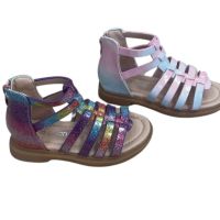 Многоцветни детски сандали за момиче, снимка 1 - Детски сандали и чехли - 45253297