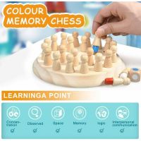 3540 Бебешки дървен шах за памет , снимка 10 - Образователни игри - 45777295