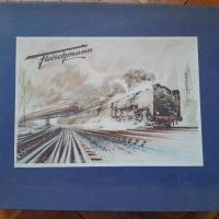 Старо колекционерско влакче /Парен локомотив Fleischmann 24 001, снимка 1 - Колекции - 45492324