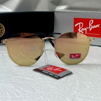 Ray-Ban RB3574 Blaze Round дамски мъжки слънчеви очила унисекс сини огледални, снимка 7 - Слънчеви и диоптрични очила - 45484066