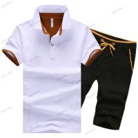 Мъжки летен комплект от две части, къси панталони и риза, 15цвята , снимка 3 - Други - 45266072