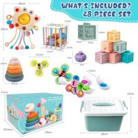 Нов Комплект Играчки за Бебета Montessori - 28 Части, Идеален Подарък, снимка 2 - Образователни игри - 45741360