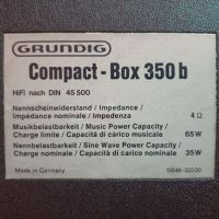 Тонколони Grundig Compact-Box 350b , снимка 3 - Тонколони - 45198256