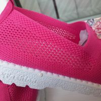 Дамски спортни обувки в розов цвят с камъни, снимка 8 - Дамски ежедневни обувки - 45900785
