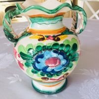 Красива винтидж ретро италианска ваза майолика, снимка 1 - Вази - 45491973