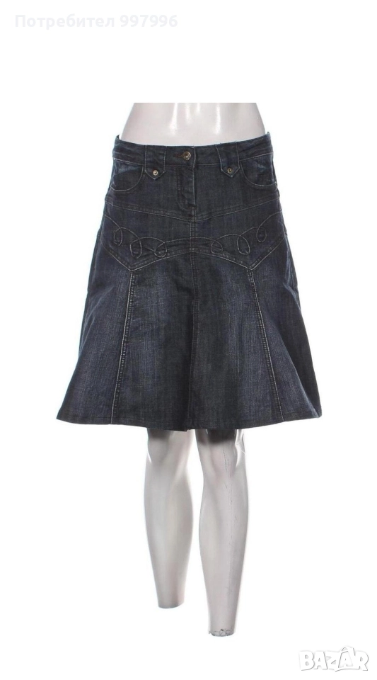 дънкова пола - М размер, снимка 1