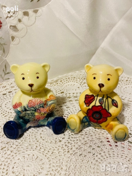 порцеланова статуетка мече , снимка 1