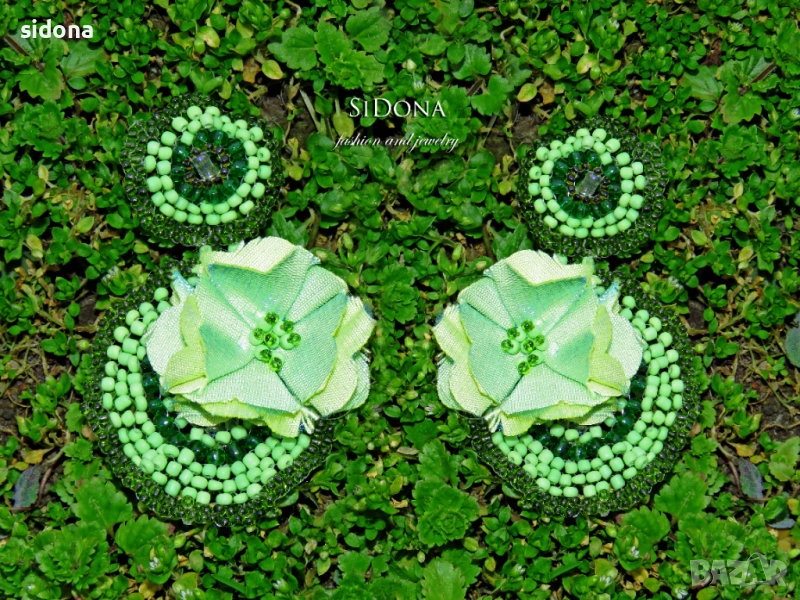 Обеци с мъниста SiDona III, снимка 1