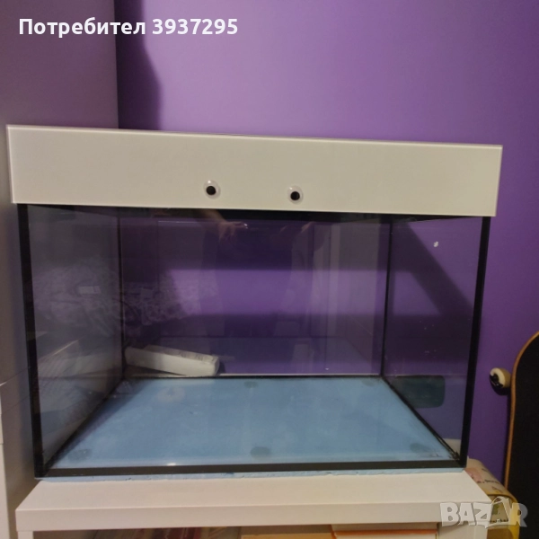 Аквариум оборудван + консумативи, снимка 1