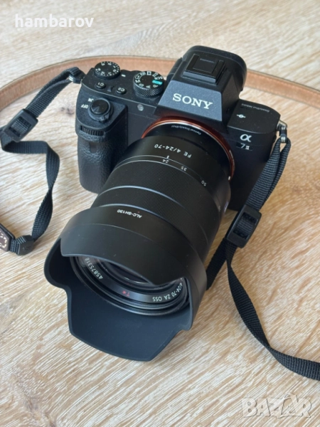Full-frame фотоапарат Sony A7 II с качествен обектив Carl Zeiss Vario Tessar FE 24-70mm f/4, снимка 1