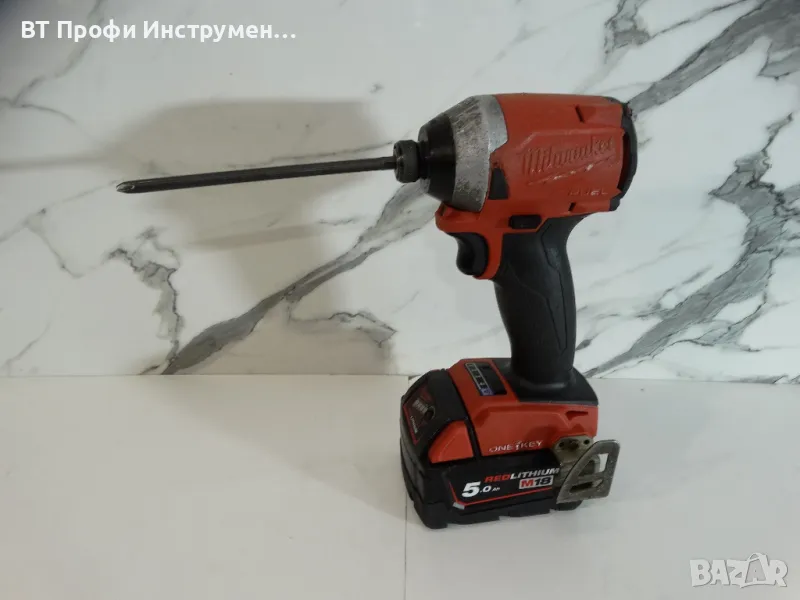 Milwaukee M18 FID 2 + 5.0 Ah - Импакт драйвер, снимка 1