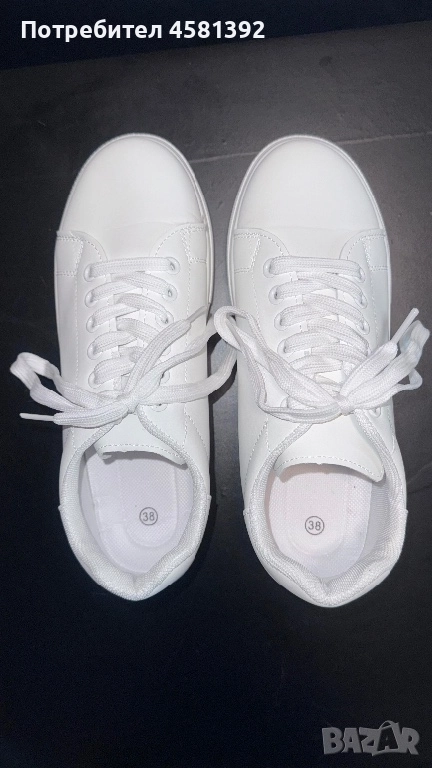 Дамски бели сникърси, снимка 1
