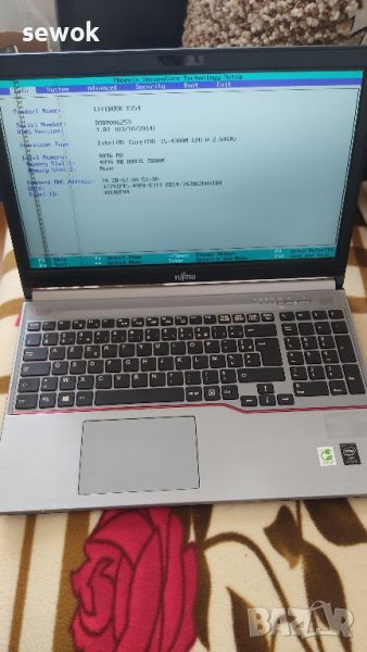 Fujitsu lifebook E754 i5 4300m, снимка 1