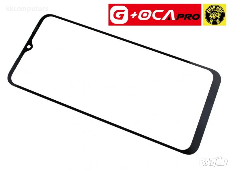 Стъкло+OCA за SAMSUNG A14 4G A145F) / Черен / Баркод : 116472, снимка 1