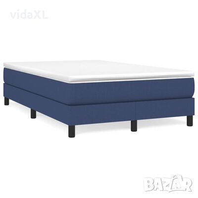 vidaXL Рамка за легло синя 120x200 см плат(SKU:3120506, снимка 1