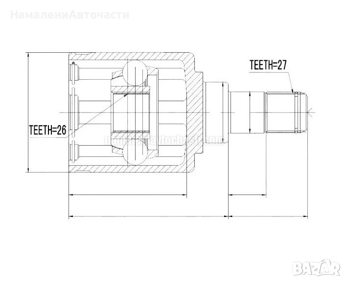 Предно ляво вътрешно каре 31607503537 NPWBM006 Bmw X5, снимка 1