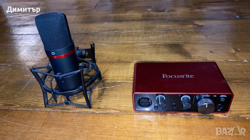 Focusrite Scarlett Solo 3rd version + Микрофон, снимка 1