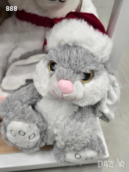 коледни плюшени зайчета , снимка 1