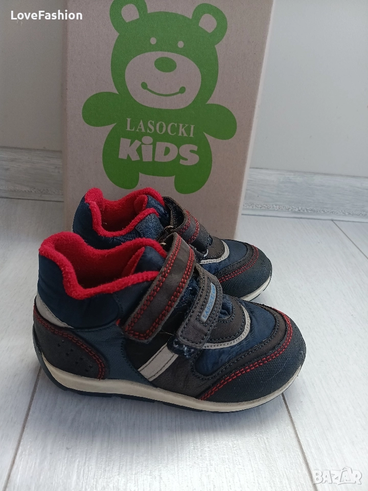 Детски обувки зимни Lasocki 22 номер естествена кожа, снимка 1