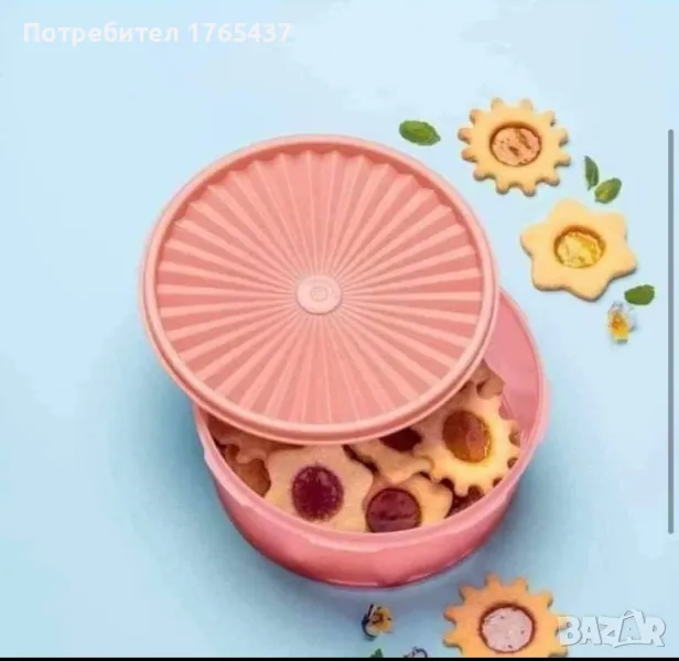 Tupperware Полу прозрачна кутия 1.8 л., снимка 1